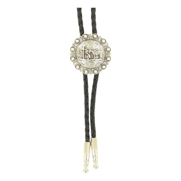 DOUBLE S PRAYING COWBOY CROSS BOLO TIE - ACCESSORIES OTHER  - 22844