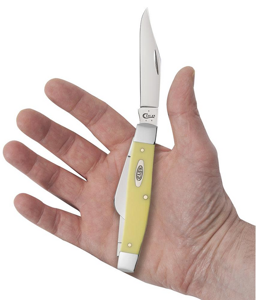 CASE LARGE STOCKMAN YELLOW SYNTH - ACC KNIVES  - 00203