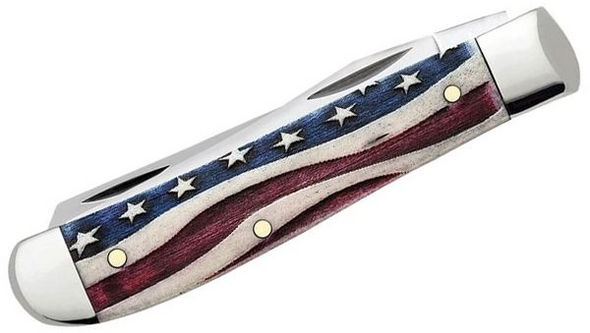 CASE STAR SPANGLED NATURAL BONE - ACC KNIVES  - 64135