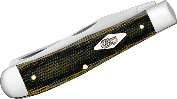 CASE BLACK GREEN MICARTA TRAPPER - ACC KNIVES  - 23470