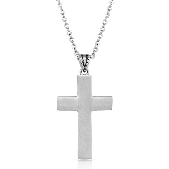 MONTANA SILVERSMITHS AMPLIFIED FAITH CROSS - ACCESSORIES JEWELRY NECKLACE - NC5488