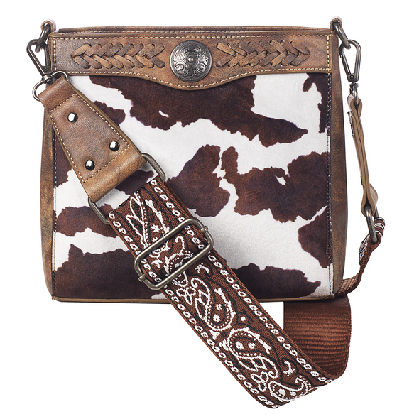 NOCONA JESSI RAY COW PRINT CROSSBODY - LADIES PURSES  - N770012202