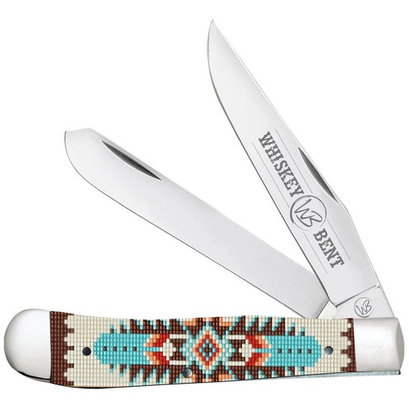 Whiskey Bent Hat Co. TURQUOISE BEAD TRAPPER - ACC KNIVES  - WB11-01