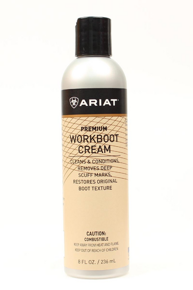 ARIAT PREMIUM WORKBBOT CREAM 8OZ - ACCESSORIES BOOT CARE  - A27004