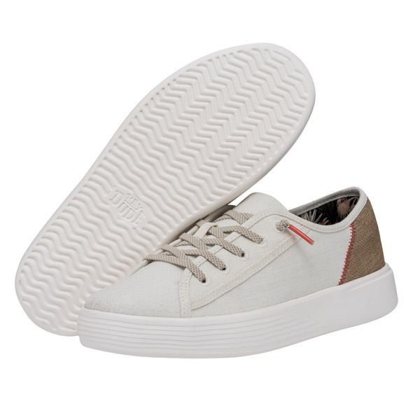 HEY DUDE CODY CRAFT WHITE - FOOTWEAR LADIES  - 40600-100