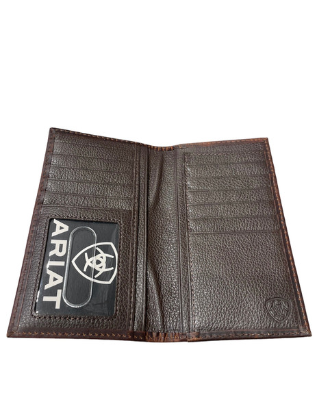 ARIAT A.RODEO BULL HIDE BROWN - ACCESSORIES WALLET  - A3554302