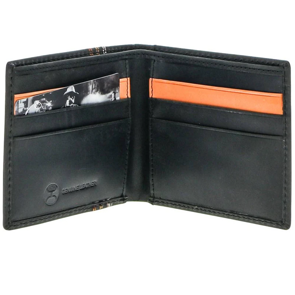 HOOEY BLACK LOGO & BOOT STITCH BIFOL - ACCESSORIES WALLET  - HBF016-BK