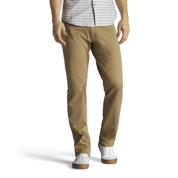 LEE STRAIGHT TAPER -COUGAR - MENS JEANS  - 2015036