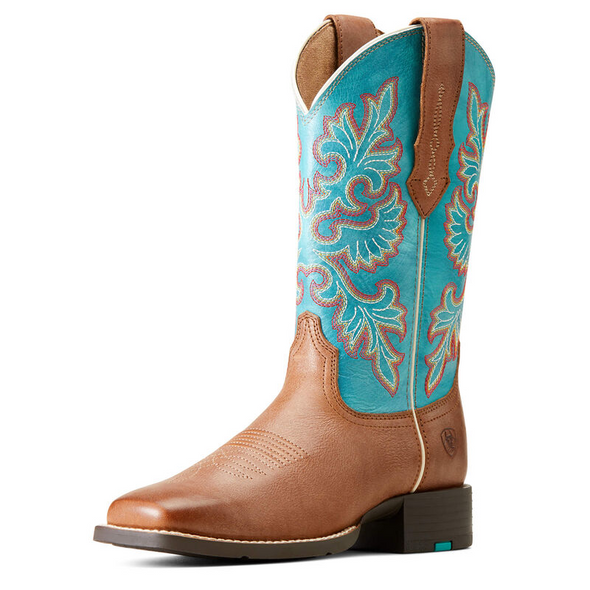 ARIAT ROUND UP BUFF BLONDE - BOOT LADIES  - 10047038