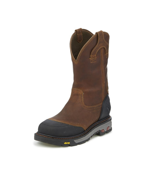 JUSTIN  WARHAWK CHESTNUT WATERPROOF - BOOT MENS WORK - WK2152