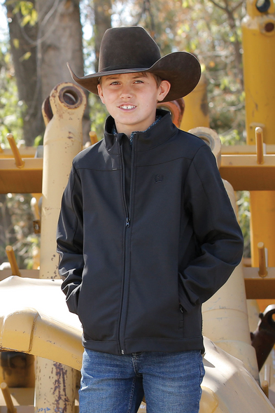 CINCH BONDED BOYS BLACK TEAM LOGO - KIDS BOYS JACKET - MWJ7480003