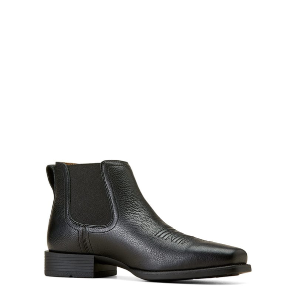 ARIAT BOOKER ULTRA SQUARE TOE BLACK - BOOT MENS WESTERN - 10046984