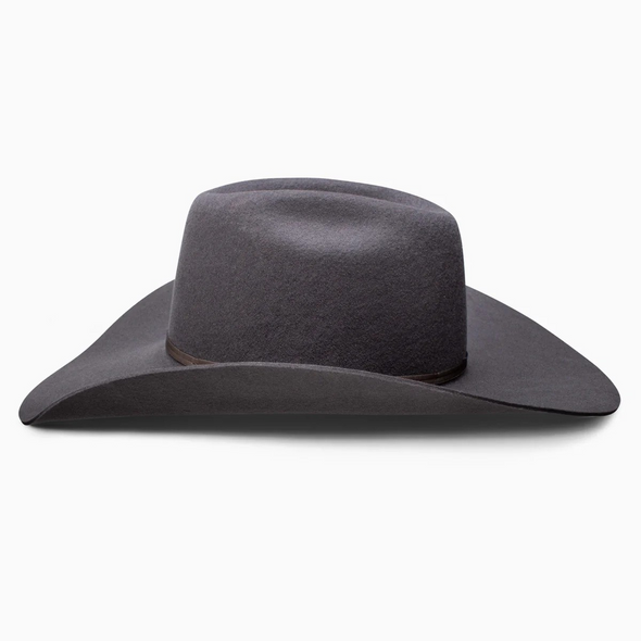 RESISTOL 9TH ROUND GRANITE GREY - HATS WOOLS  - RW9TRD-CJ4249