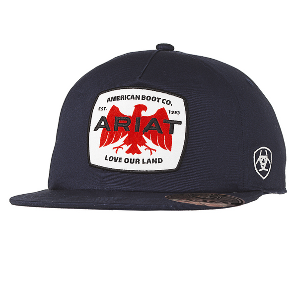 ARIAT SNAP BACK EAGLE PATCH NAVY - HATS CAP  - A300087403