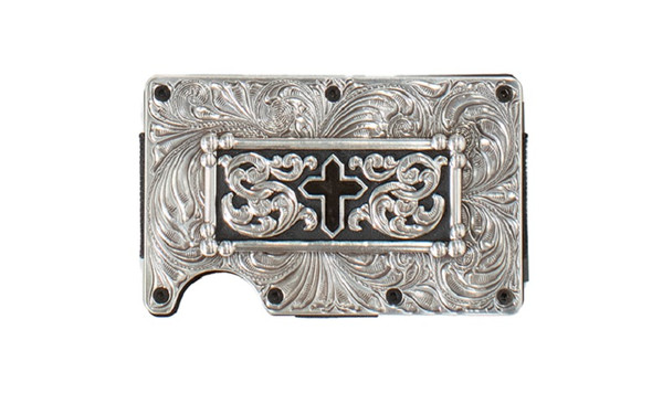 3-D BELT UTILITY CROSS BLACK SILVER - ACCESSORIES WALLET  - D250008965