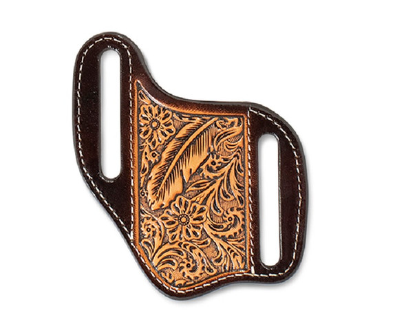ARIAT PANCAKE FLORAL EMBOSSED - ACC KNIVES  - A1802502