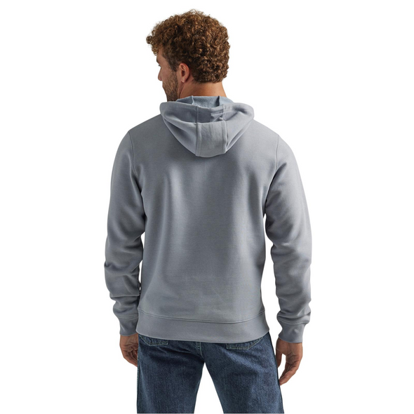 WRANGLER GREY GEORGE STRAIT TEXAS FLAG - MENS HOODIE  - 112339675