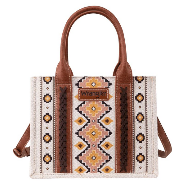 WRANGLER SOUTHWESTERN CANVAS COFFEE - LADIES PURSES  - WG2202-8120SCF