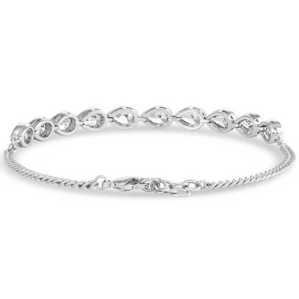 MONTANA SILVERSMITHS FIRST LIGHT CRYSTAL TEARDROP - ACCESSORIES JEWELRY BRACELET - BC5487