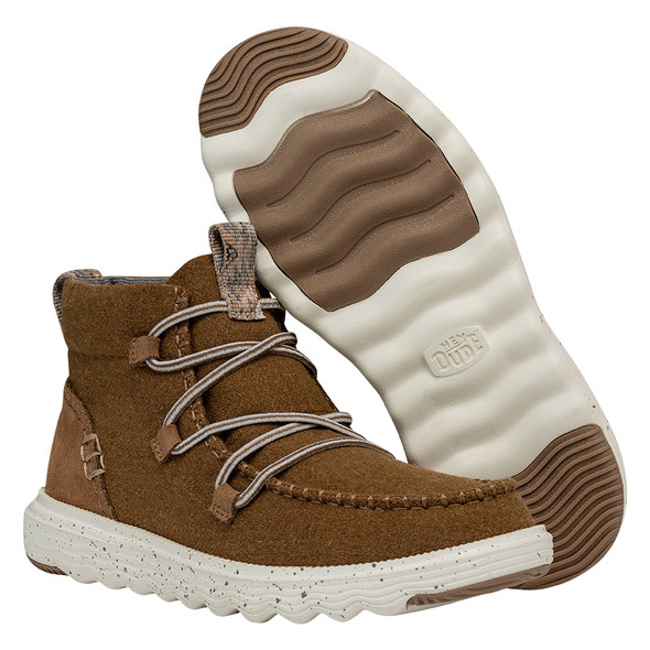 HEY DUDE REYES BOOT COGNAC - FOOTWEAR LADIES  - 40182-21N