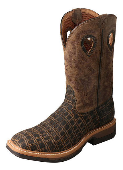TWISTED X CAYMAN LITE COWBOY PRINT - BOOT MENS WORK - MLCA003