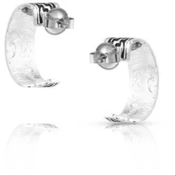 MONTANA SILVERSMITHS SOUTHWESTERN ESCAPE HOOP - ACCESSORIES JEWELRY EARRINGS - ER5592