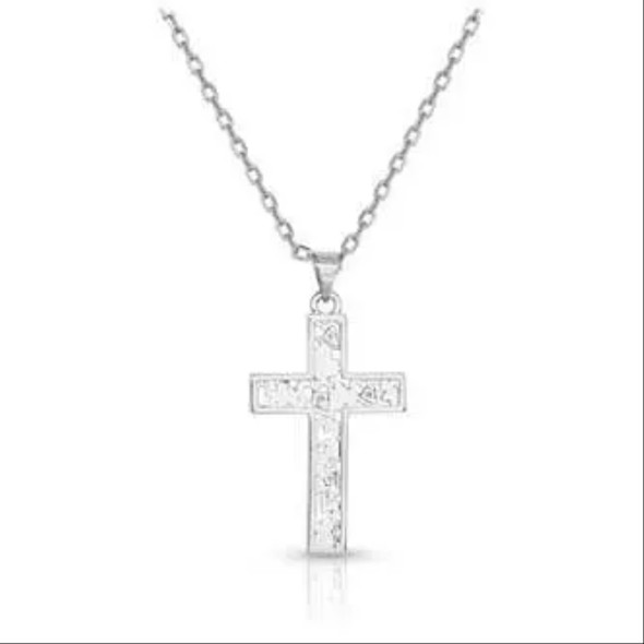 MONTANA SILVERSMITHS HEARTFELT FAITH CROSS - ACCESSORIES JEWELRY NECKLACE - NC5699