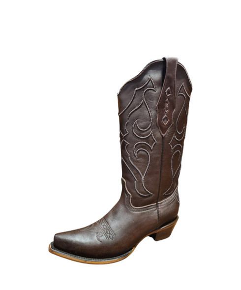 CORRAL FULL BROWN EMBROIDERY - BOOT LADIES  - Z5188