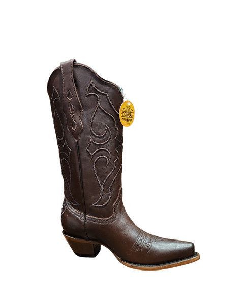 CORRAL FULL BROWN EMBROIDERY - BOOT LADIES  - Z5188