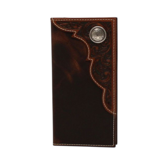 ARIAT YOUTH RODEO ROUND CONCH BROWN - ACCESSORIES WALLET  - A3551302
