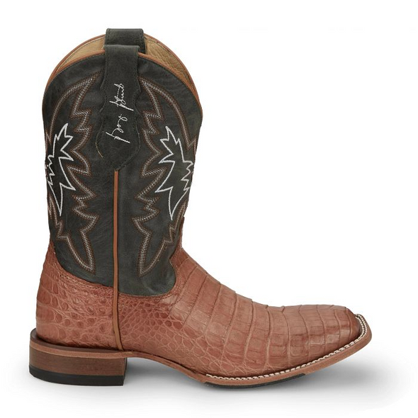 JUSTIN  HAGGARD NATURAL CAIMAN - BOOT MENS WESTERN - GR5706