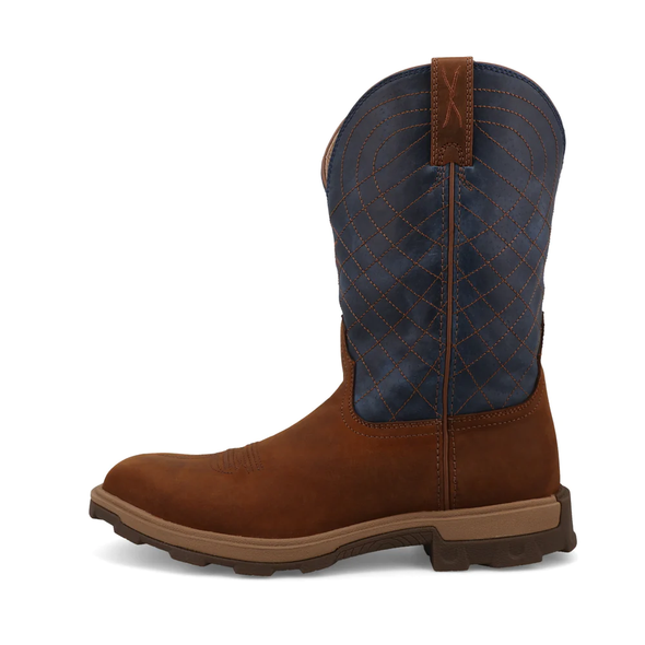 TWISTED X 11" ULTRALITE X BROWN - BOOT MENS WORK - MULN004