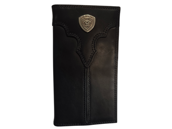 ARIAT CENTER BUMP SHIELD BLACK RODEO - ACCESSORIES WALLET  - A3549701