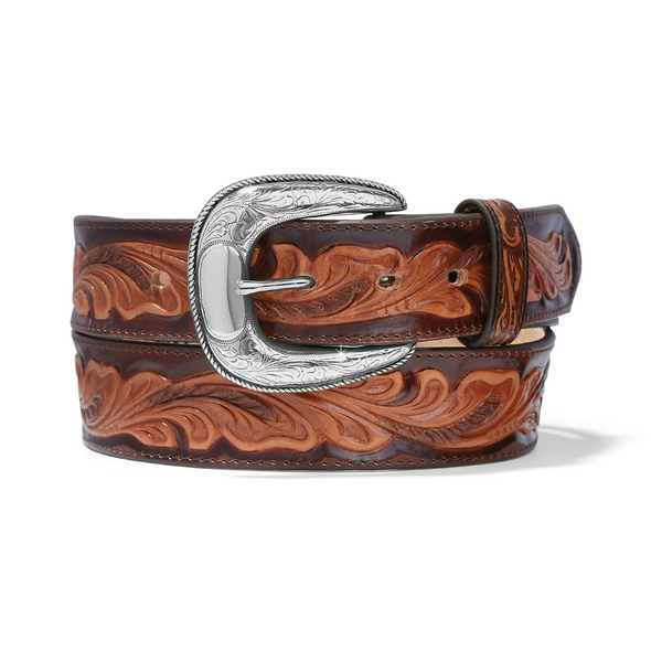 TONY LAMA BROWN CHIARA TOOLED - ACCESSORIES BELT MEN - C42865