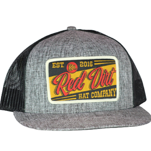 RED DIRT HEATHER GREY RED DIRT PATCH - HATS CAP  - RDHC376