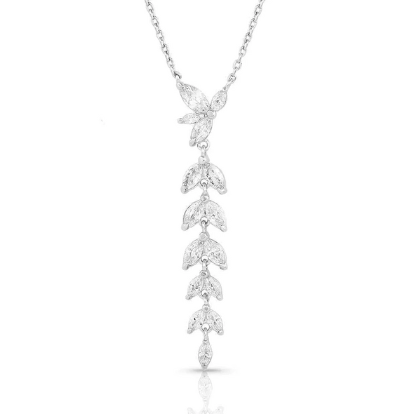 MONTANA SILVERSMITHS WOODBINE FALLS CRYSTAL - ACCESSORIES JEWELRY NECKLACE - NC5310