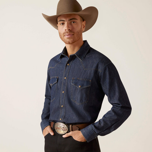 ARIAT CLASSIC DENIM BROADWAY - MENS SHIRT COR - 10047940