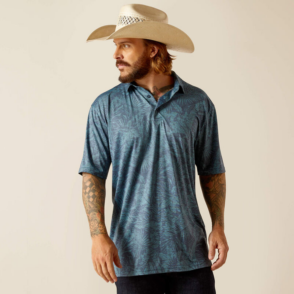 “ Matthew “ | TEK 2.0 SHORTH SLEEVE POLO HIBISCUS ARIAT 10040596