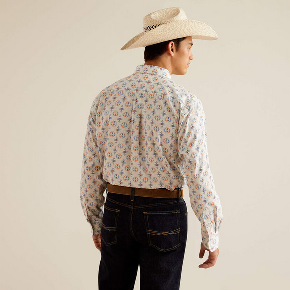 ARIAT REMINGTON CLASSIC FIT OATMEAL - MENS SHIRT  - 10048366