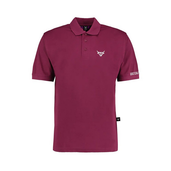 LOST CALF LC SANGRIA - MENS POLO  - LC SANGRIA