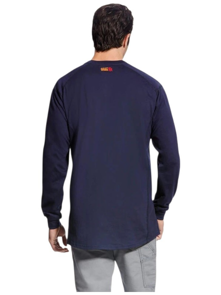 ARIAT FR AIR CREW NAVY - FR SHIRT COR - 10022327