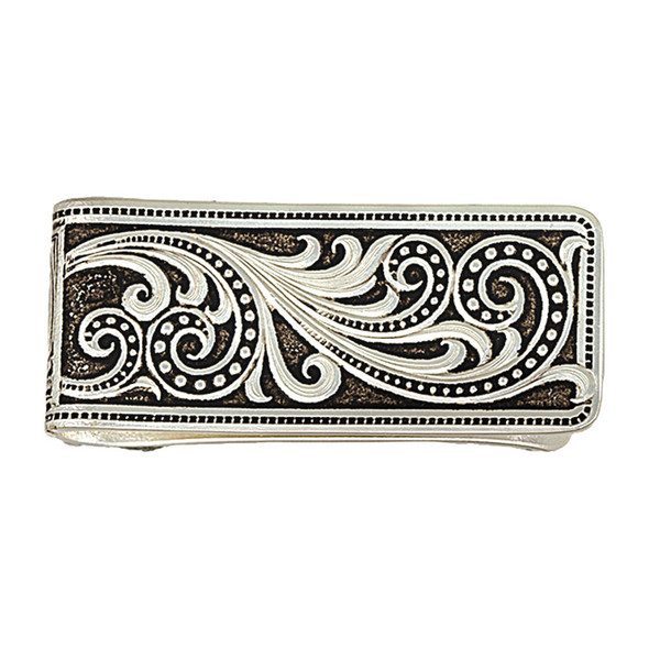 MONTANA SILVERSMITHS BEADED SCROLL  MONEY CLIP - ACCESSORIES OTHER  - MCL16RTS