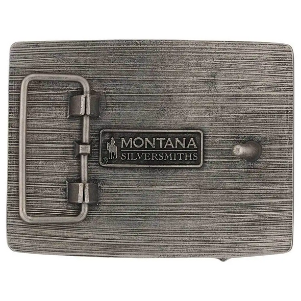ATTITUDE BY MONTANA SILVERSMITHS LONESTAR LONGHORN ATTITUDE - ACC BUCKLE  - A984P