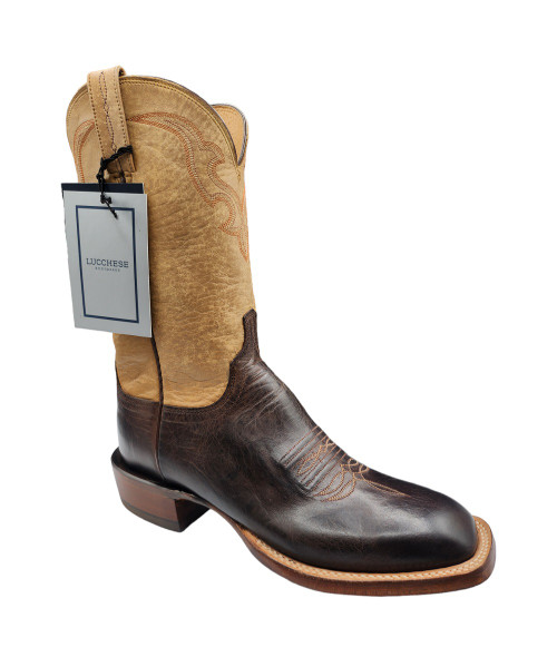 LUCCHESE GOAT CHOCOLATE - BOOT MENS WESTERN - CL1567.W8S