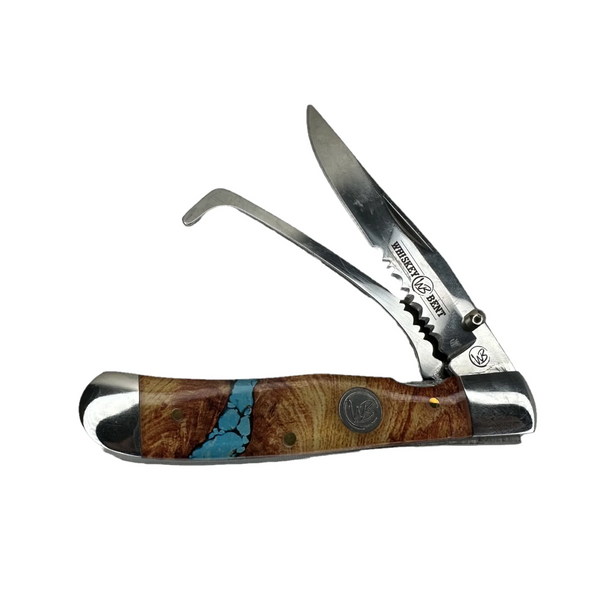 Whiskey Bent Hat Co. TURQUOISE RIVER - ACC KNIVES  - WB19-14