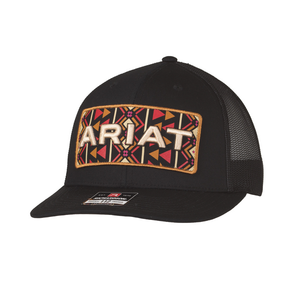 ARIAT BLACK SOUTHWESTERN PATCH - HATS CAP  - A300085201