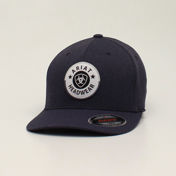 ARIAT ROUND SHIELD PATCH BLUE - HATS CAP  - A300015427