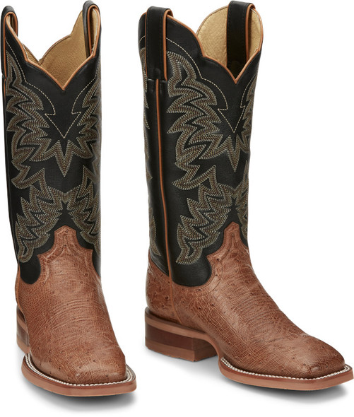 JUSTIN  RALSTON SMOOTH OSTRICH - BOOT LADIES  - JE701
