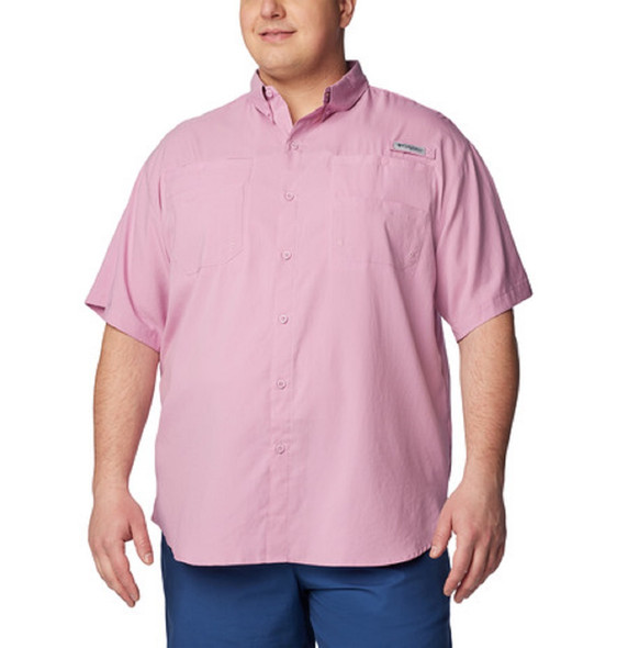 COLUMBIA TAMIAMI II MINUET LIGHT PINK - MENS SHIRT  - 1287053596