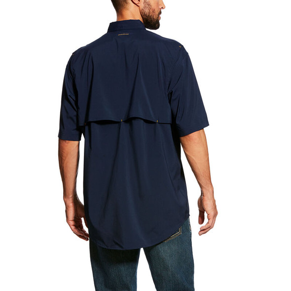 ARIAT REBAR MADE TOUGH VENT NAVY - MENS SHIRT COR - 10025388